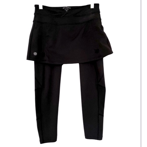 Athleta Pants - Athleta 2 in 1 Skort with Leggings Sz XS Black